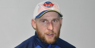 Štěpán Hřebejk oblékl budějovický dres téměř po sedmi létech. Uvedl se nastřelenou tyčkou 